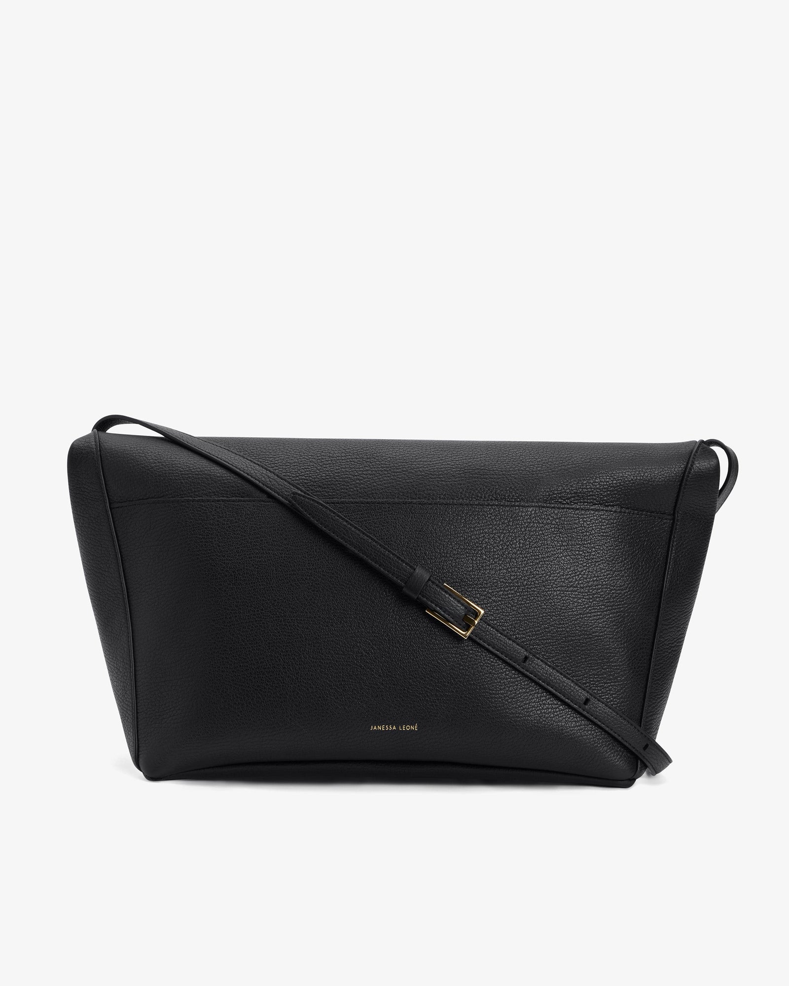 あゆ　黒38 Lo & Sons Aoyama Crescent Crossbody Bag - Leather - Navy