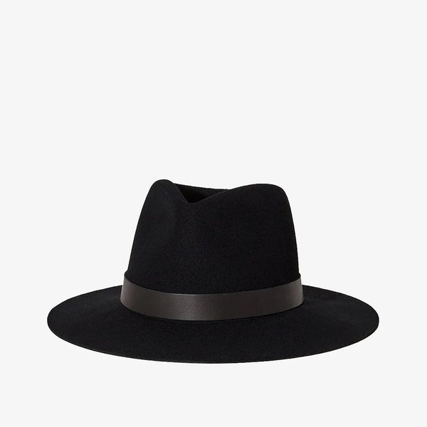 NEW Janessa Leone Ross Hat Package Wool Fedora Black M NEW Janessa Leone Ross Hat Package Wool Fedora Black M | eBay main image 3