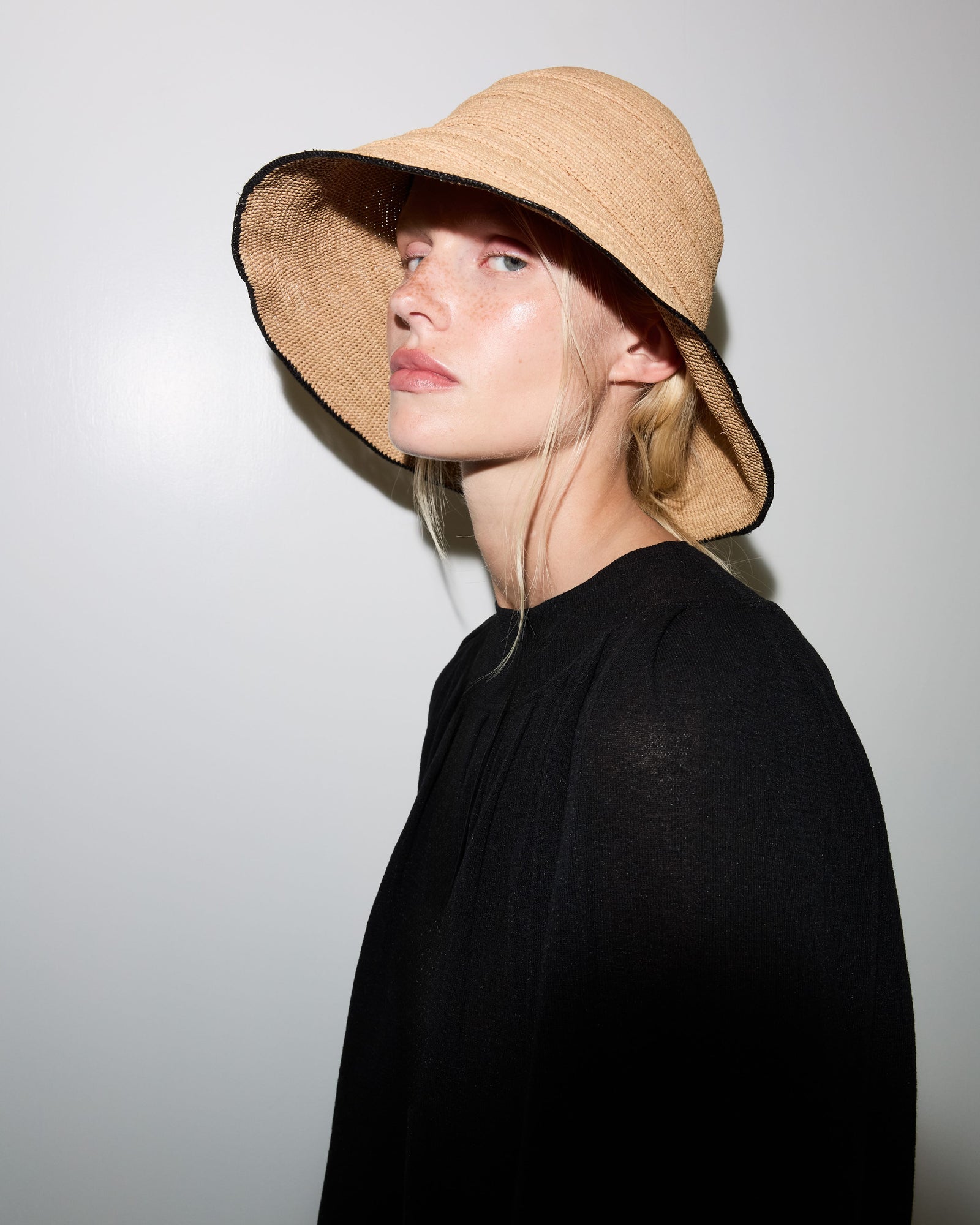 Janessa Leone Tegan raffia hat Teagan Hat | JANESSA LEONE | elysewalker main image 3