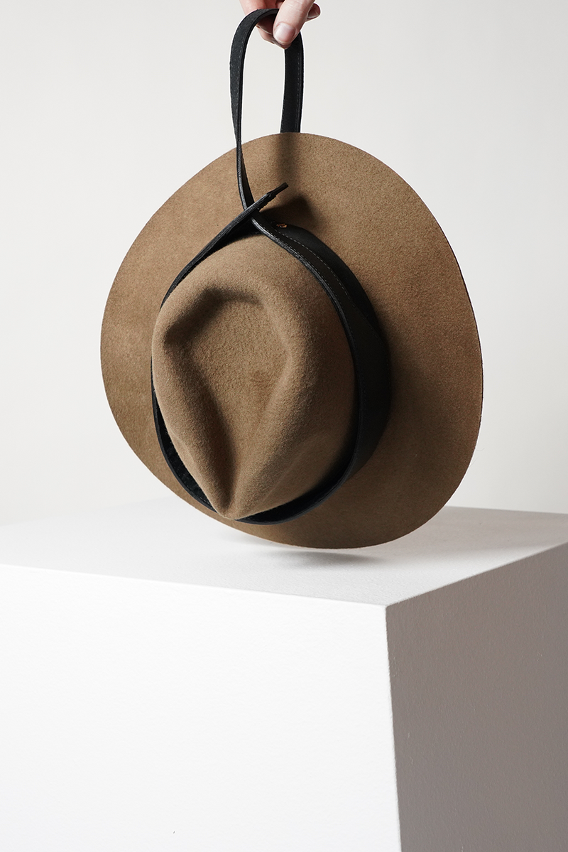 Hat Carrier Belt - Janessa Leone, Black
