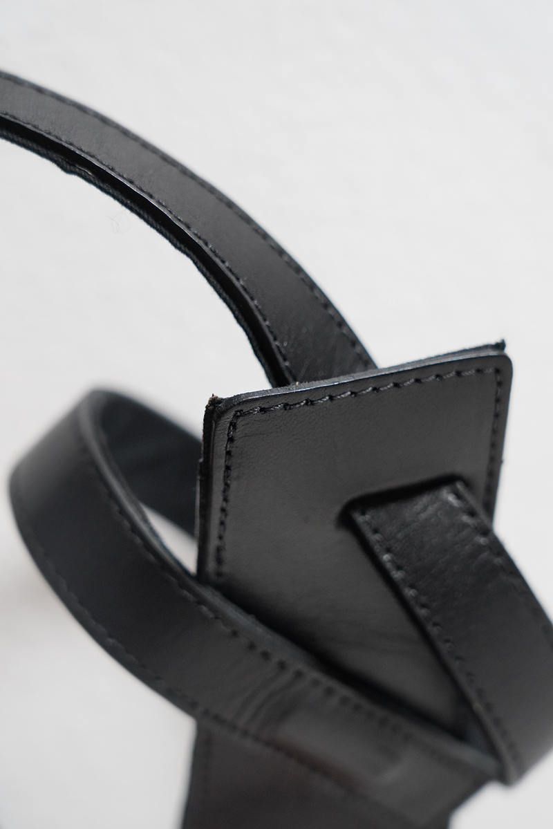 Hat Carrier Belt - Janessa Leone, Black
